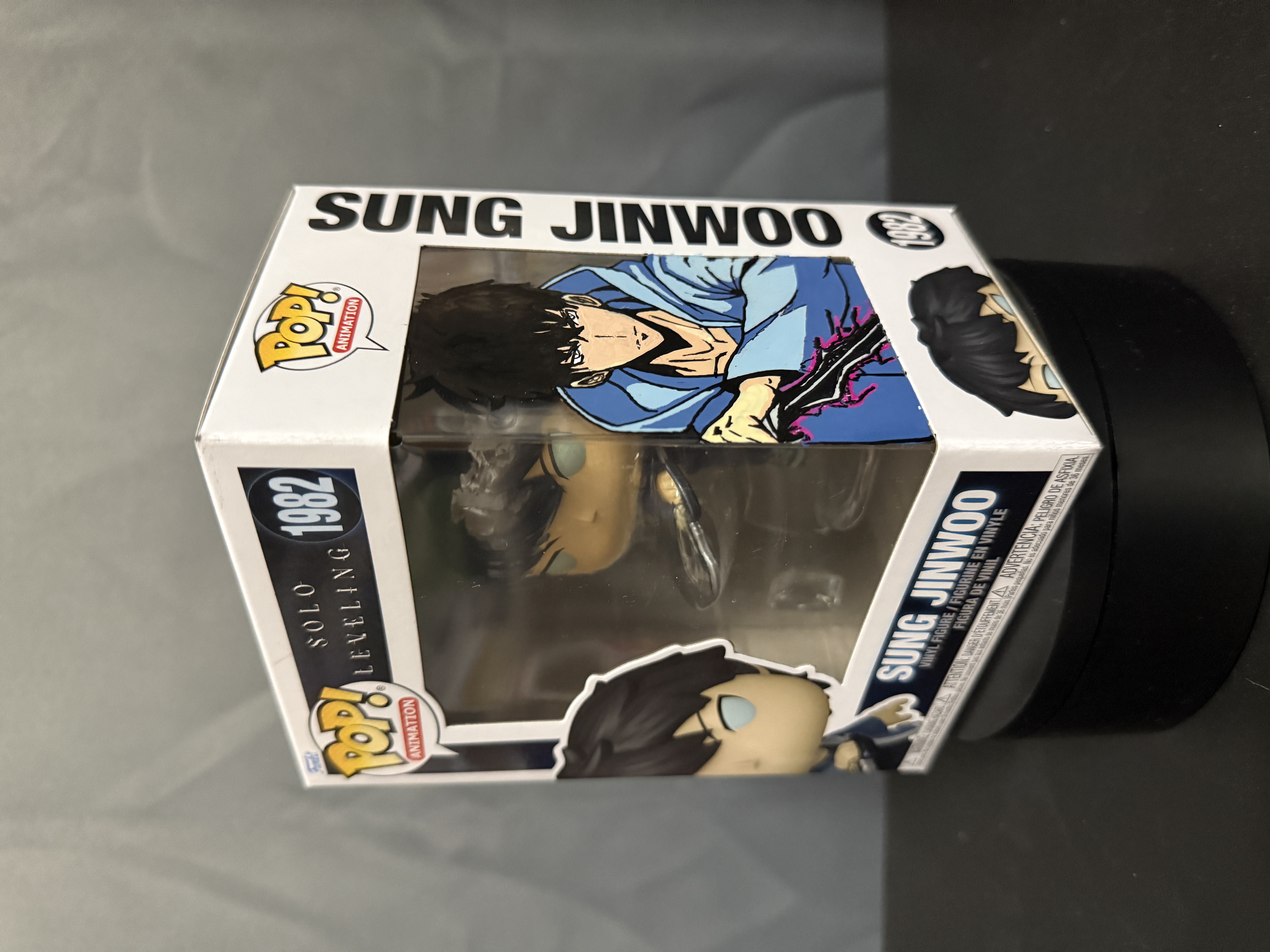 Funko Pop! Sung Jinwoo #1982 - Solo Leveling, a custom vinyl figure by ArchersCustomPops