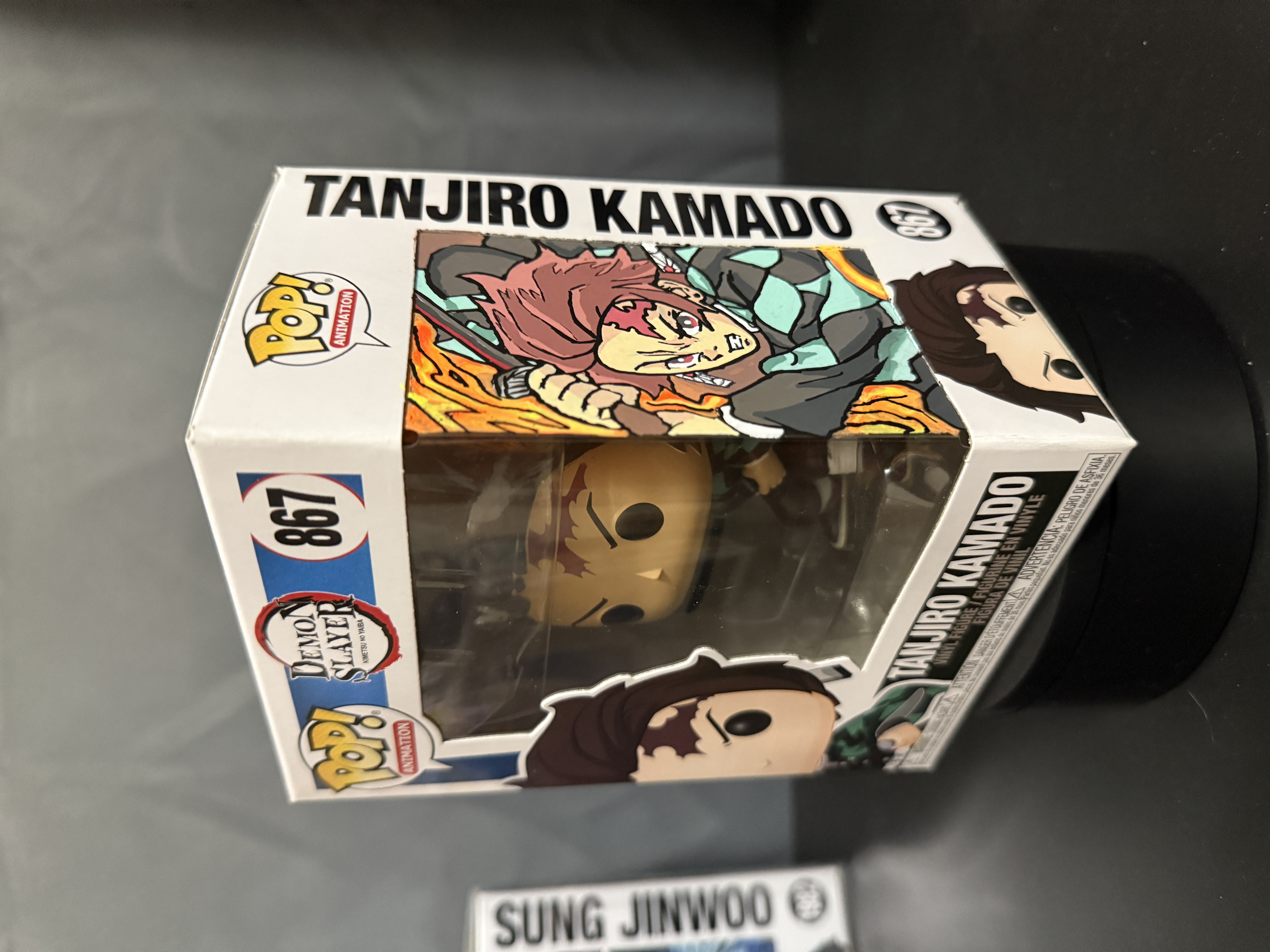 Funko Pop! Tanjiro Kamado #867 - Demon Slayer, a custom vinyl figure by ArchersCustomPops