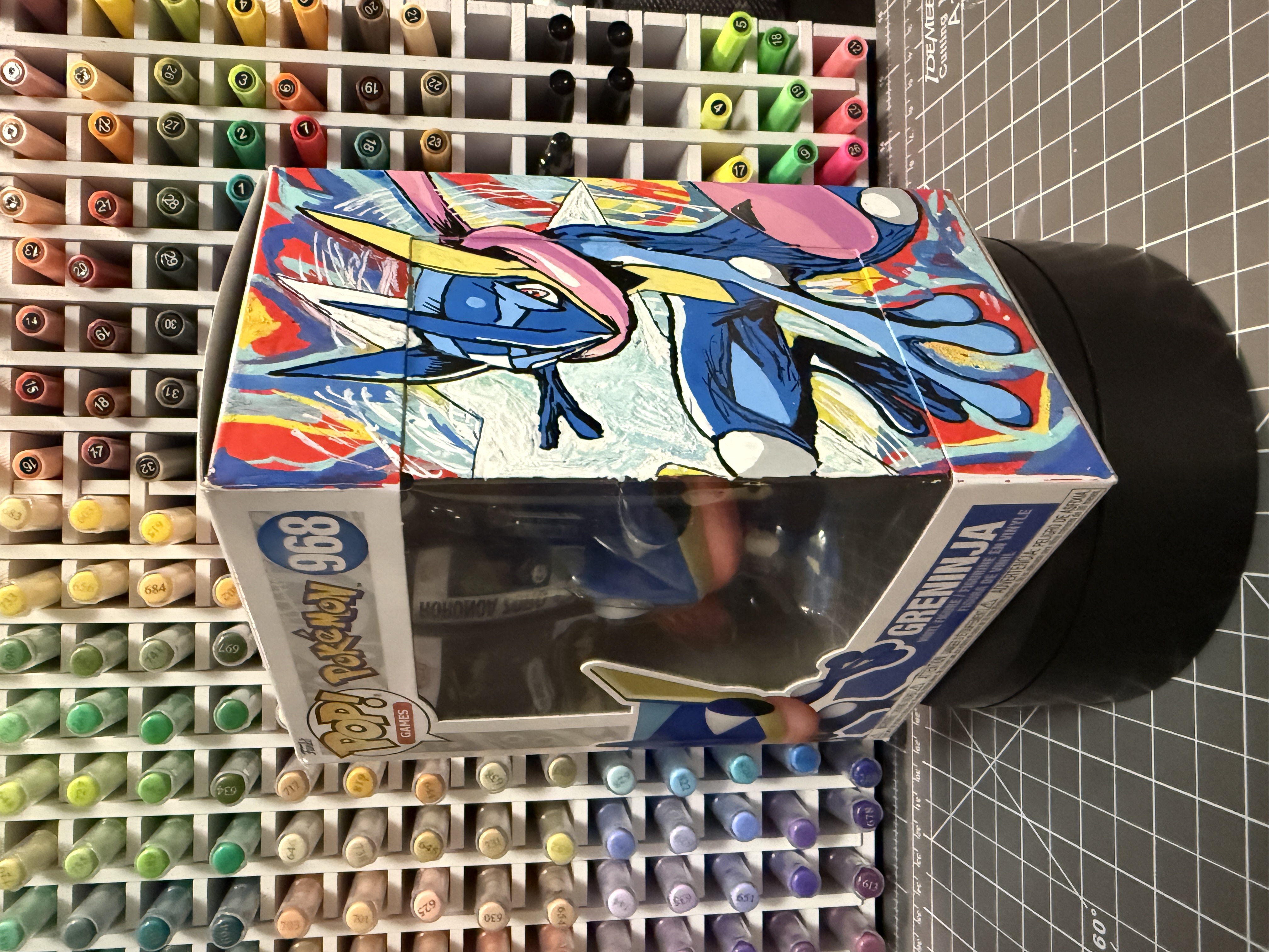 Funko Pop! Greninja #968 - Pokemon, a custom vinyl figure by ArchersCustomPops