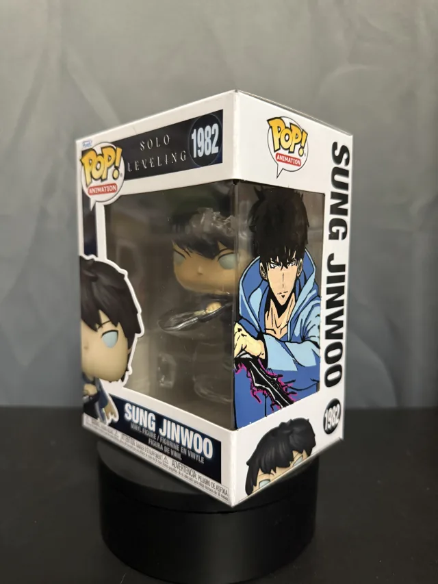Funko Pop! Sung Jinwoo #1982 - Solo Leveling, a custom vinyl figure by ArchersCustomPops