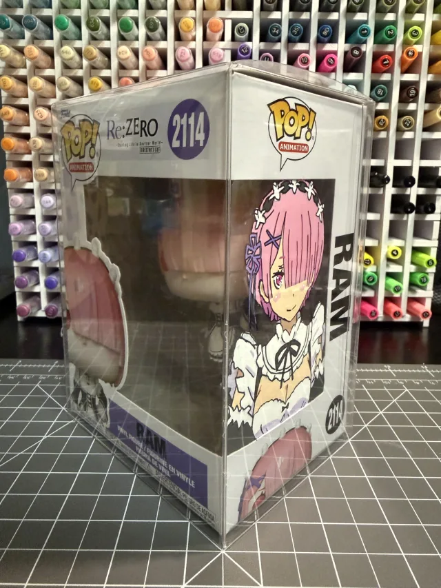 Funko Pop! Ram #2114 - Re:Zero, a custom vinyl figure by ArchersCustomPops